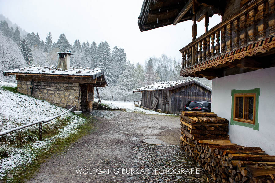 Hochzeitsreportage Schliersee, Wasmeier Museum im Winter