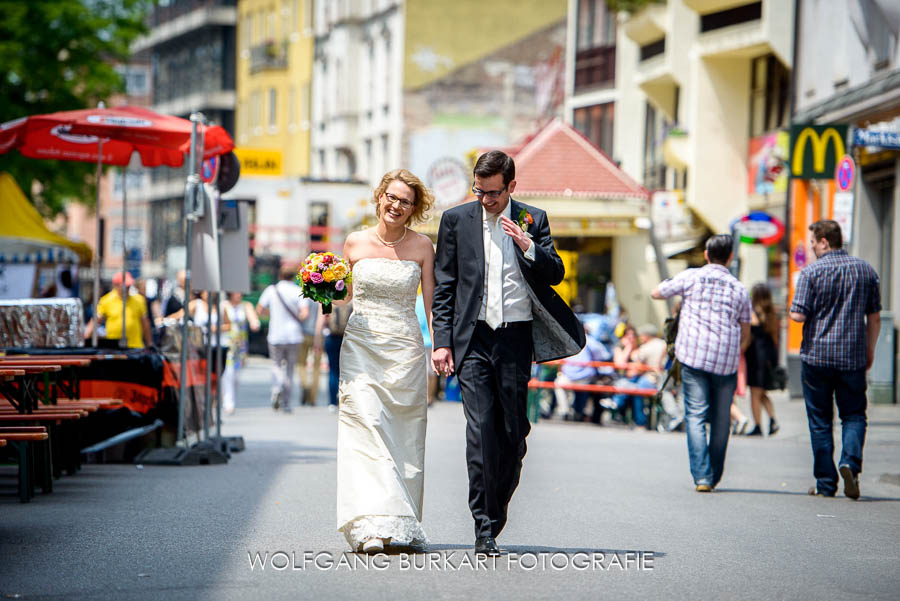 Hochzeitsfotograf München, Hochzeitsfoto in der Feilitzschstrasse in Schwabing