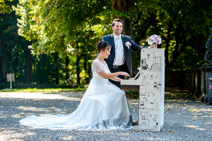 Hochzeitsfotografie München, Brautpaarfoto