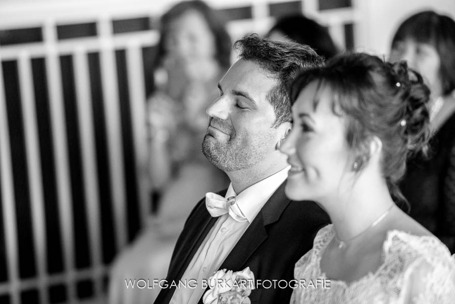 Fotograf München Hochzeit, Brautpaar bei der Trauung