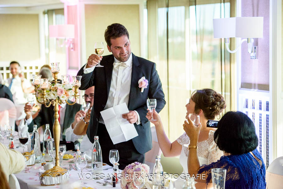 Foto-Reportage Hochzeit München, Rede des Bräutigam