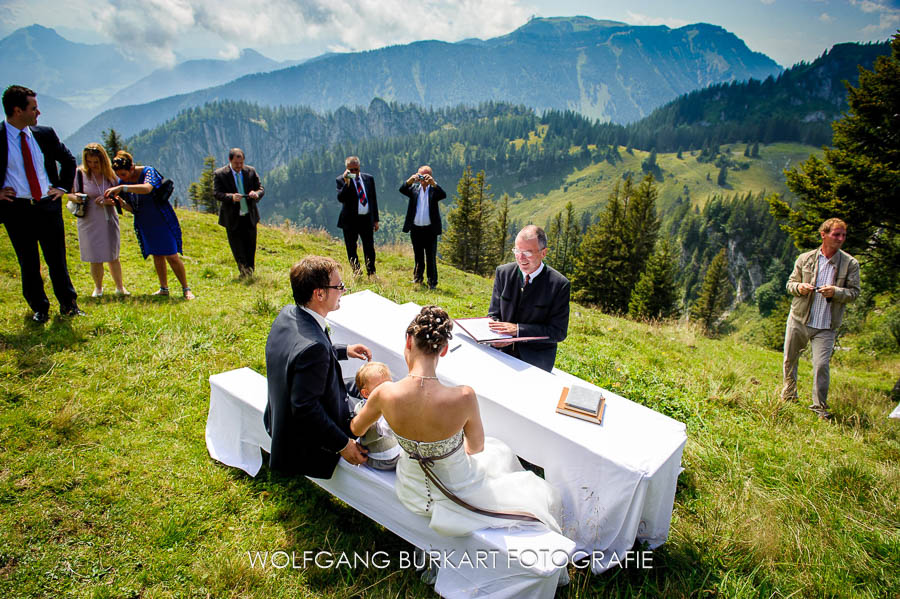 Hochzeit Fotograf Chiemsee, Berghochzeit