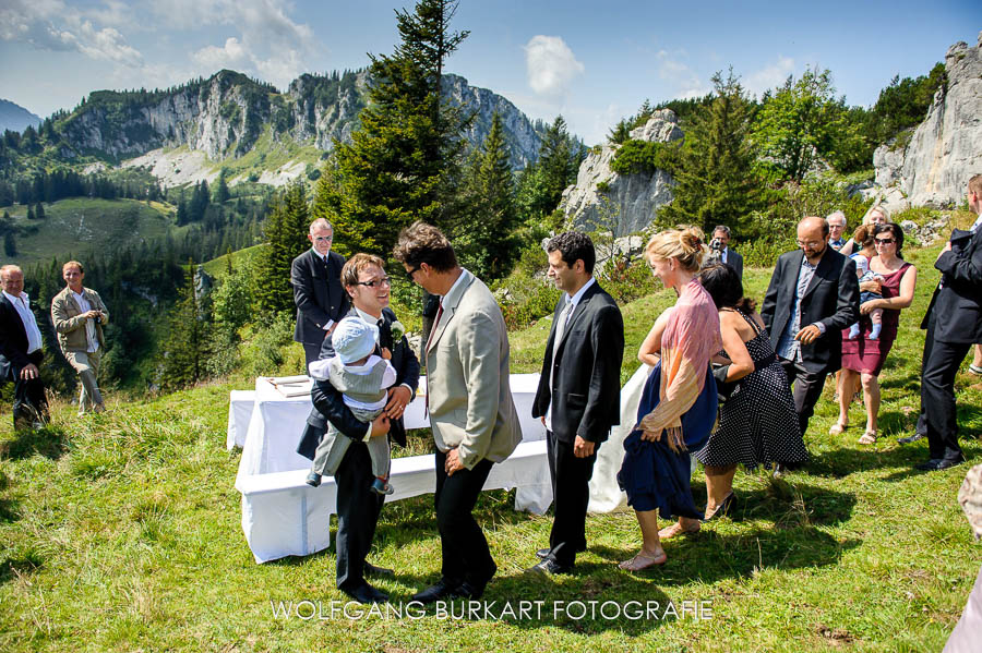 Hochzeit Fotograf Chiemsee, Glückwünsche nach der Trauung