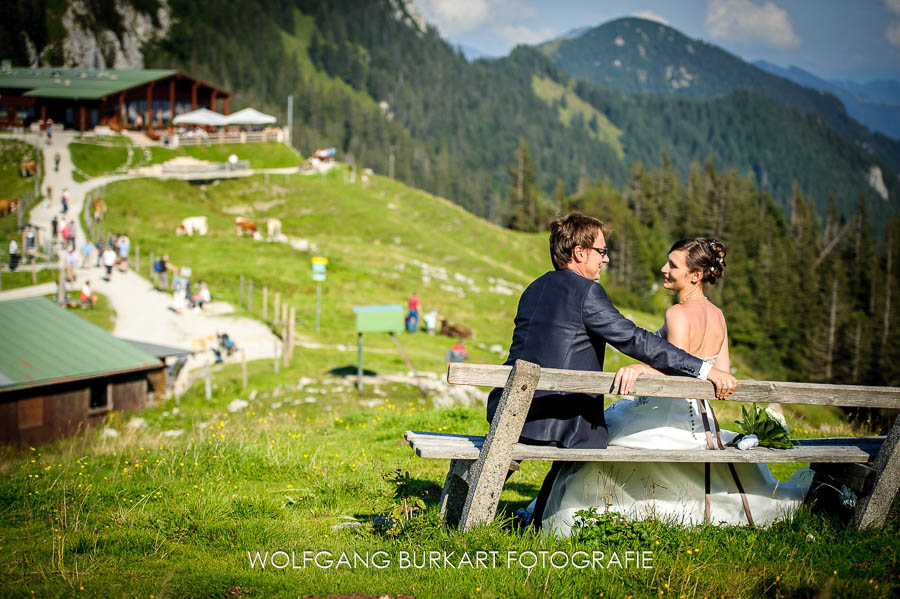 Hochzeits-Fotograf Chiemgau, Hochzeitsfoto auf der Kampenwand