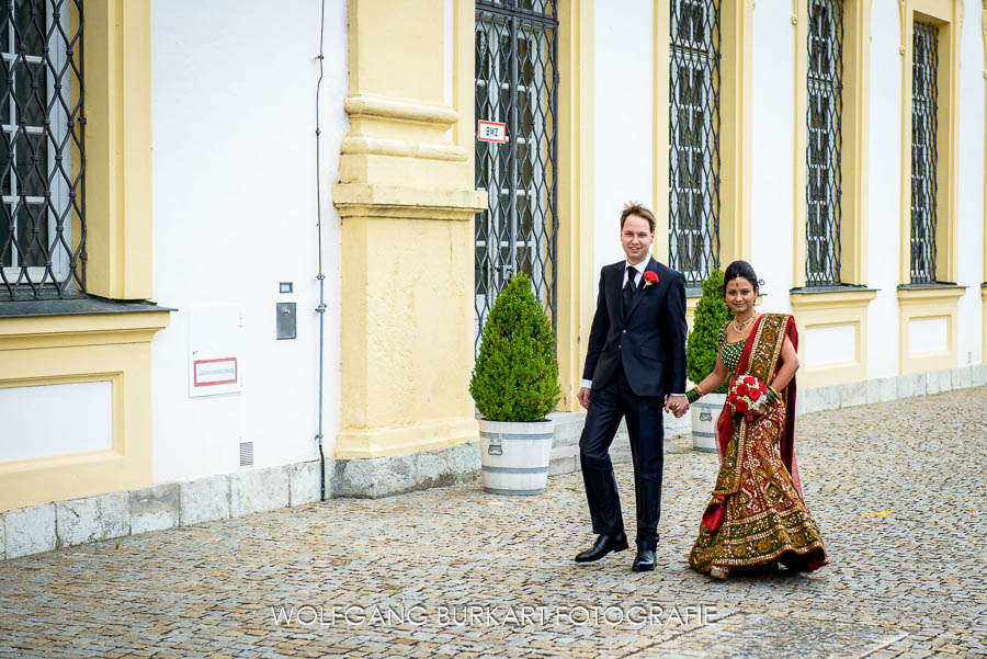 Hochzeit Fotograf München, Ankunft des Brautpaars