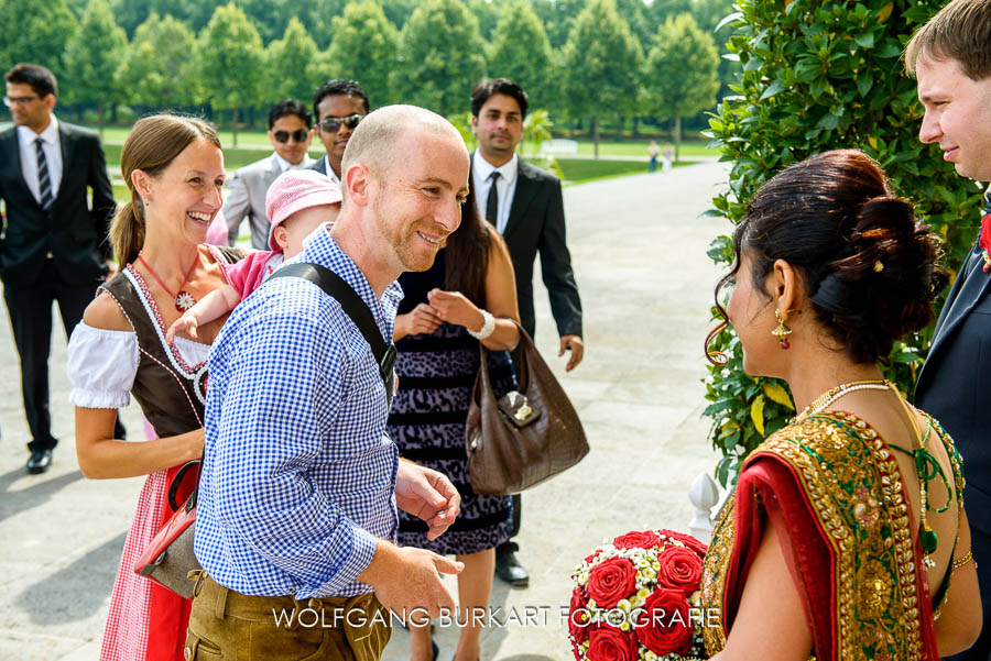 Hochzeitsreportage München, Gast in Tracht
