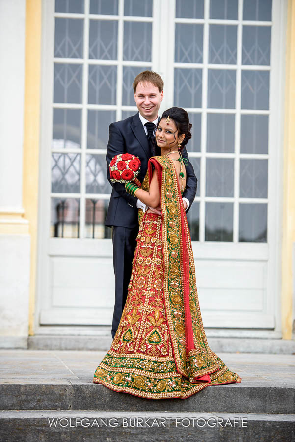 Hochzeitsfotograf München, Hochzeitsfoto am Schloss