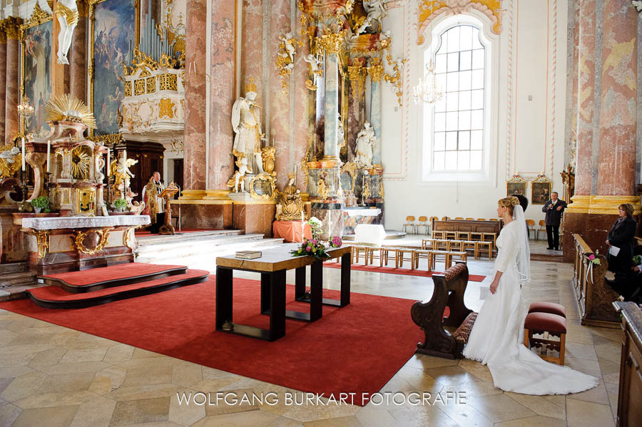 Hochzeitsfotografie Fürstenfeldbruck, Trauung im Kloster