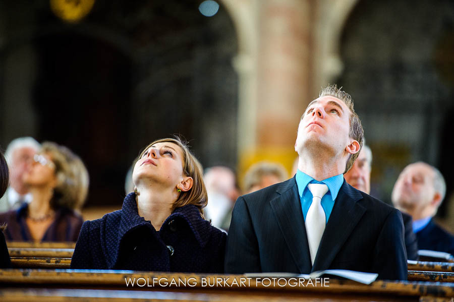 Hochzeitsfotografie Fürstenfeldbruck, Gäste in der Kirche