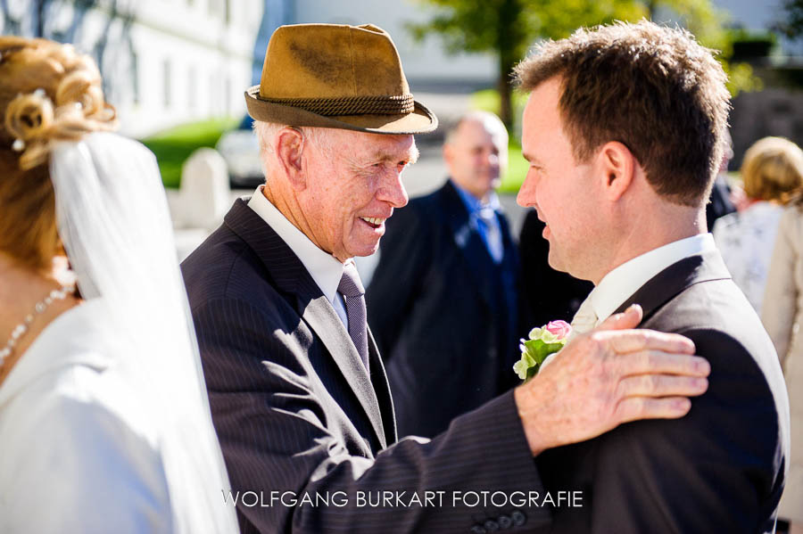 Hochzeitsfotograf Fürstenfeldbruck, Gratulationen nach der Trauung