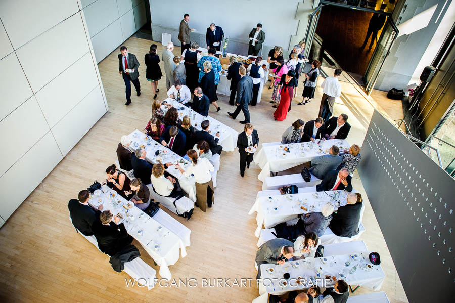 Hochzeitfotograf Foto-Reportage Fürstenfeldbruck, im Festsaal von oben