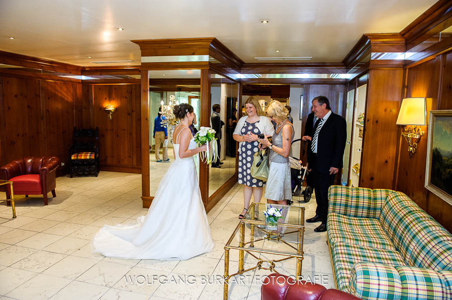 Hochzeits-Foto-Reportage Zugspitze, Hochzeit im Eibsee Hotel