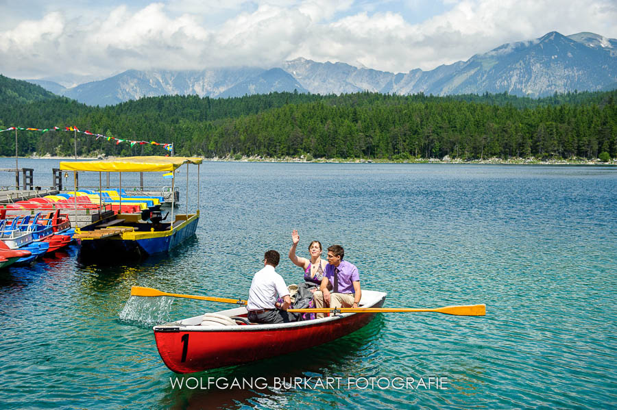 Hochzeits-Fotograf Bayern, Eibsee bei Grainau