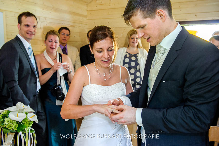 Hochzeits-Fotograf Zugspitze, Tausch der Ringe