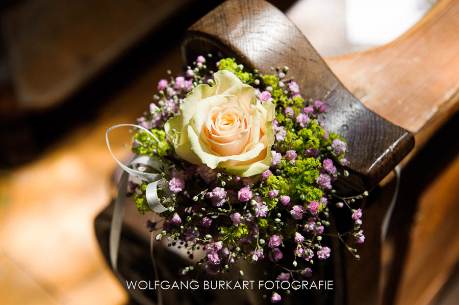 Fotograf Erding bei München, Blumenschmuck in der Kirche