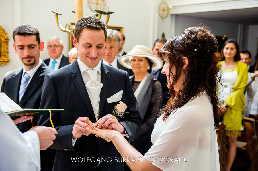 Hochzeit Fotograf Erding bei München, Reportage Ringtausch