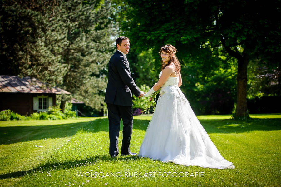 Hochzeits-Fotograf München, Brautpaar-Foto in Schloss Aufhausen bei Erding