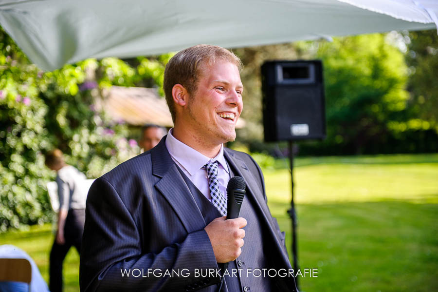Hochzeits-Fotograf Erding, Rede Trauzeuge