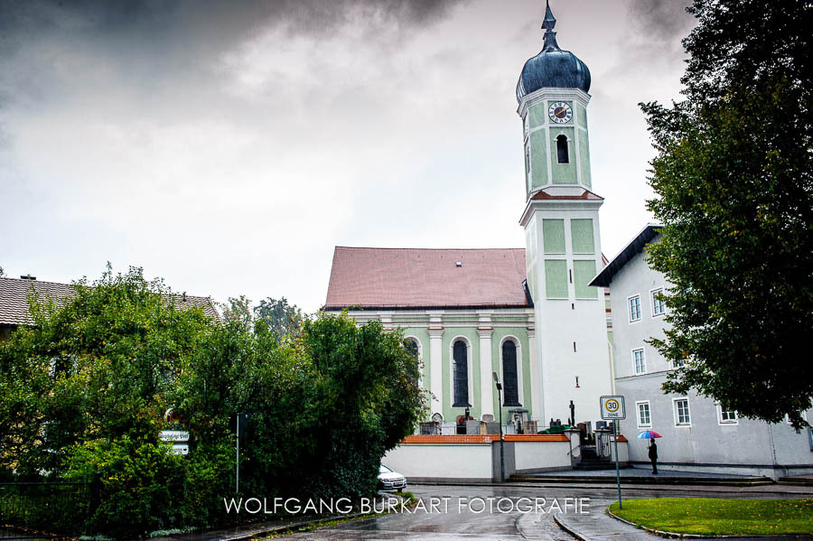Hochzeits-Fotograf Bayern, Pfarr-Kirche St Martin in Zorneding