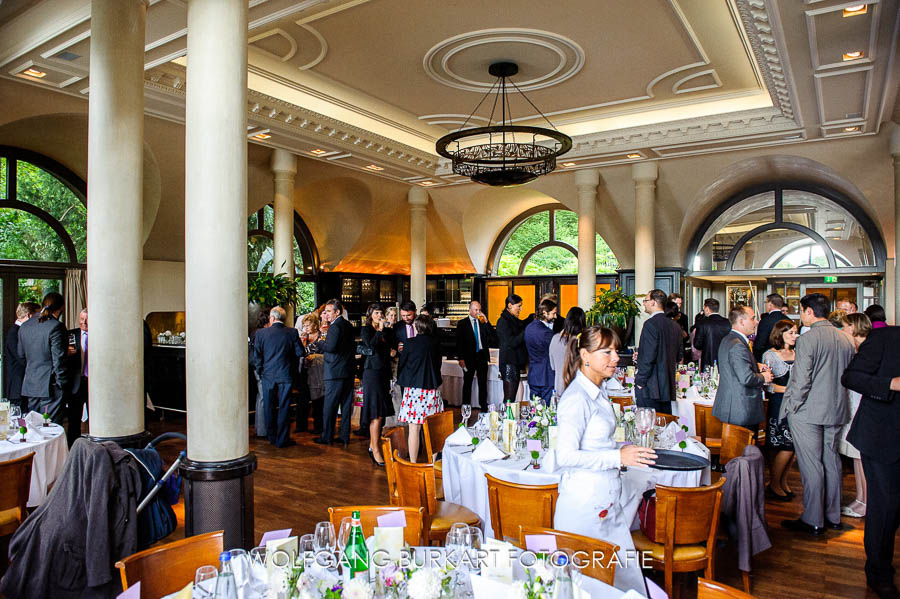 Hochzeitsreportage München Schwabing, Festsaal im Seehaus