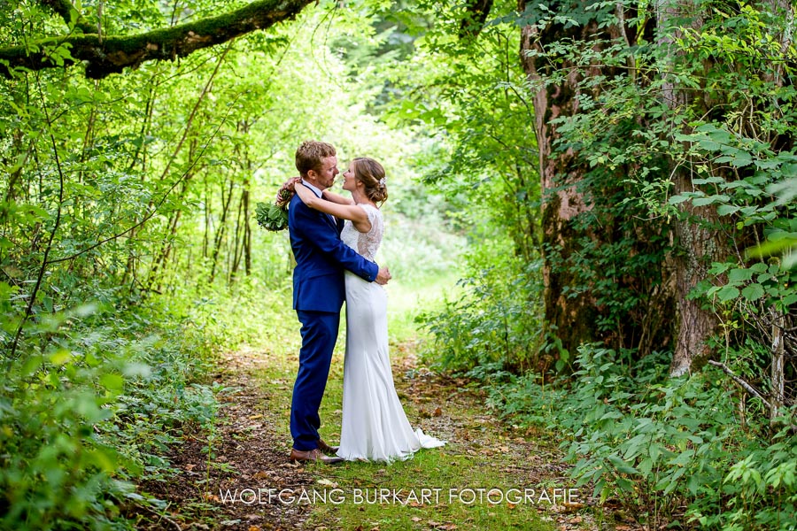 Fotografie Hochzeits-Portraits im Wald