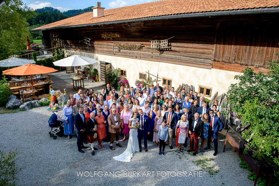 Hochzeits-Foto-Reportage München, Gruppenfoto
