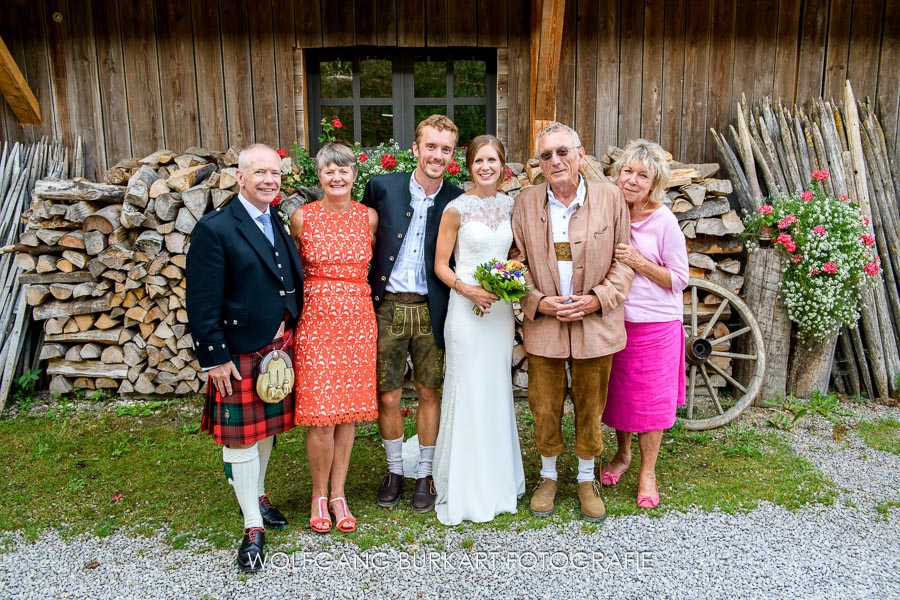 Hochzeits-Foto-Reportage Bayrischzell, Gruppenfoto